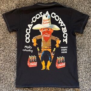 Coca-Cola Cowboy Vintage-Style t-shirt size small